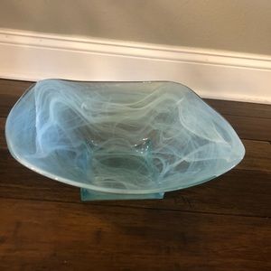 Glass decorative bowl